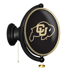 College Oval Rotating Lighted Wall Sign - 1 of 4