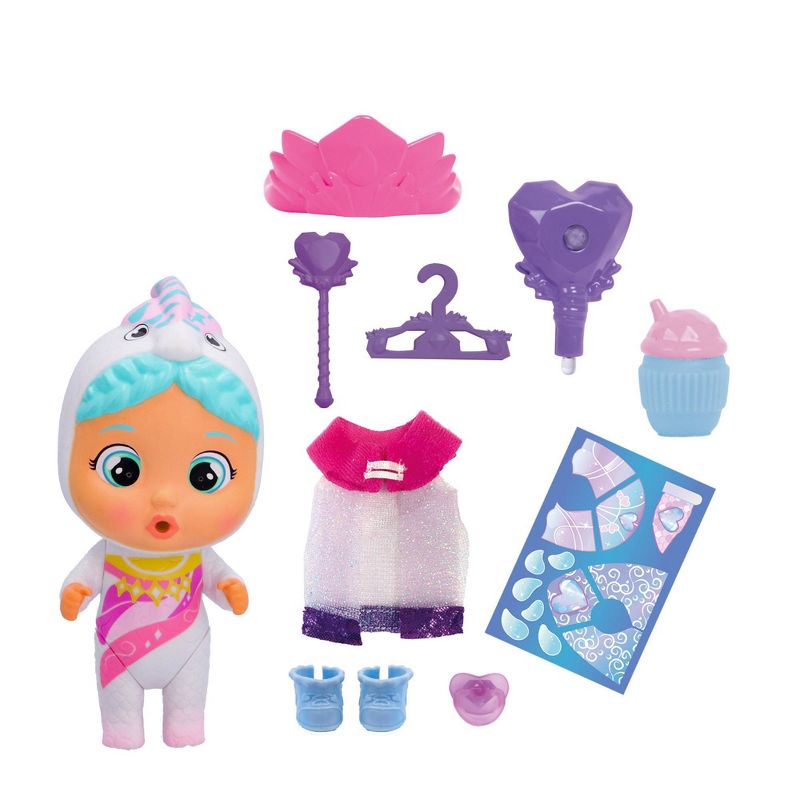 Cry Babies Magic Tears Icy World Elodie&#39;s Crystal Castle Playset, 4 of 9