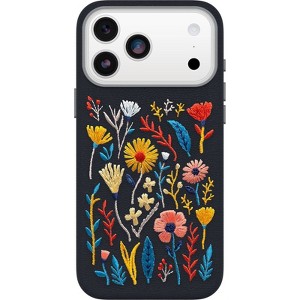 OtterBox Apple iPhone 17 Pro Max Symmetry Series Cactus Leather Embroidery Case for MagSafe Enchanted Garden - 1 of 3