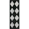 Modern Geometric Area Rug - Machine Washable Non-Skid Stain Resistant Low Pile Carpet for Living Room Bedroom Dining Room - 4 of 4