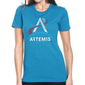 LA Pop Art NASA Artemis Logo - Women's Premium Blend Word Art T-Shirt - 1 of 4