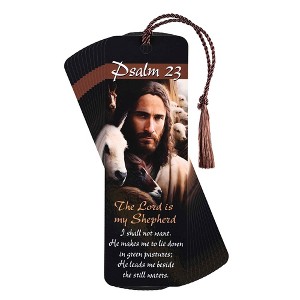 Dicksons The Lord is My Shepherd - Psalm 23, Multicolor 6 x 2 Inch Laminated Cardstock Tassel Bookmark; Pack of 12 - 1 of 2