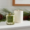 Holiday Forest Fir Glass Jar Candle Clear - Threshold™ - image 2 of 3