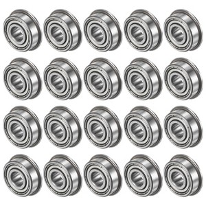 Unique Bargains Chrome Steel Durable Multipurpose Use Flanged Ball Bearing - 1 of 4
