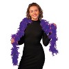 Morris Costumes Feather Boa Halloween Costume Wearable Accessories - Purple One Size - 2 of 2