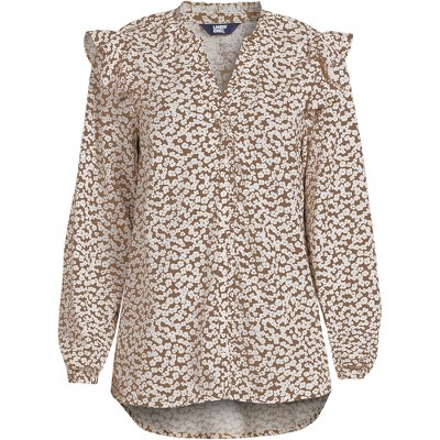 honey beige tossed blooms