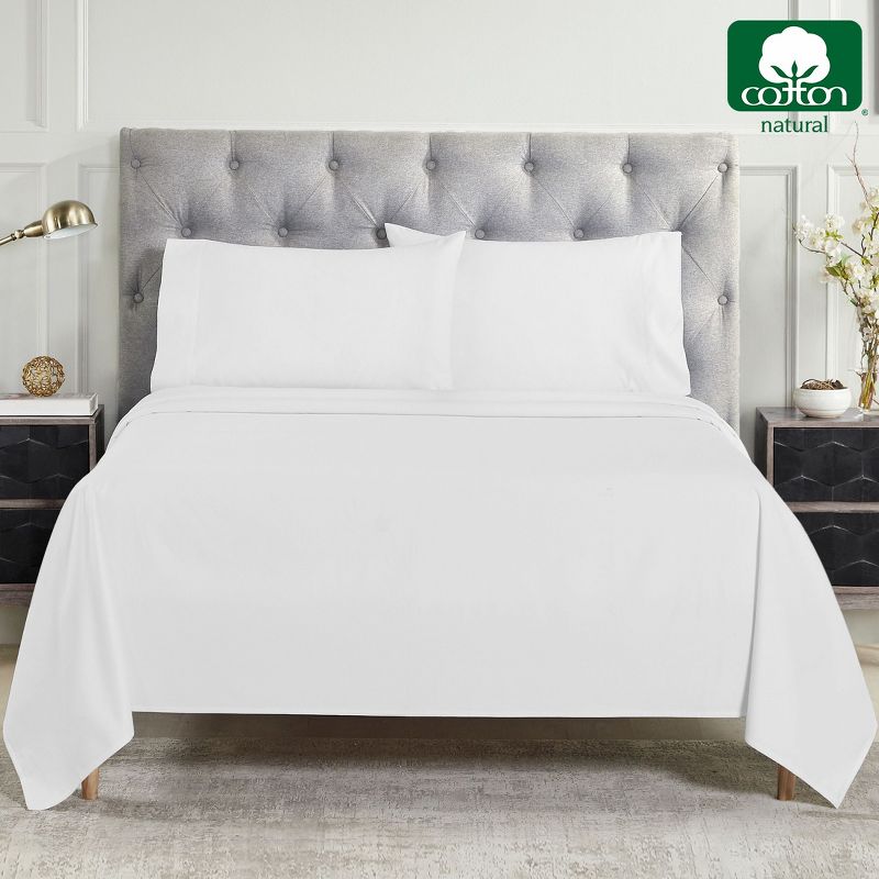 Luxury 1000 Thread Count Bed Sheets Set - 100% Cotton Sateen - Soft, Thick & Deep Pocket by California Design Den, 4 of 9
