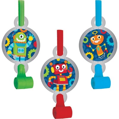 24ct Robot Party Blowers