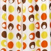 Carnation Home Fashions Extra Long "Madeline" Fabric Shower Curtain - Multi 70" x 84" - 3 of 3