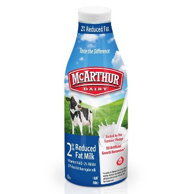 McArthur 2% Reduced-Fat Milk - 1qt