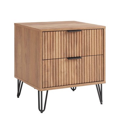 Dumbo 3-Piece Brown Wood Dresser and Nightstand Set