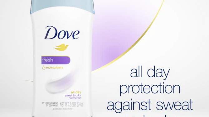 Dove Beauty Fresh 24-Hour Women&#39;s Antiperspirant &#38; Deodorant Stick - 2.6oz/2pk, 2 of 9, play video