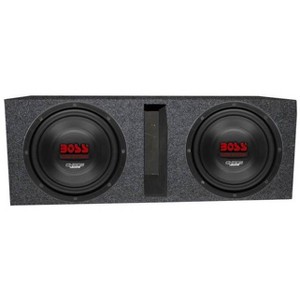 2) Boss CH10DVC 10" 3000W Car Subwoofers Subs Woofers 4 Ohm+Vented Box Enclosure - 1 of 4