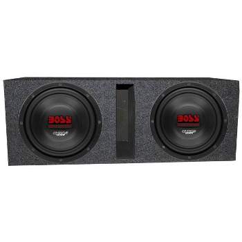 2) Boss CH10DVC 10" 3000W Car Subwoofers Subs Woofers 4 Ohm+Vented Box Enclosure