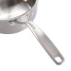 Gibson Home Babish Stainless Steel 3.5qt Triply Professional Grade Sauce Pan: 10.75" Diameter, Smooth Surface Compatible - 2 of 4