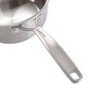 Gibson Home Babish Stainless Steel 3.5qt Triply Professional Grade Sauce Pan: 10.75" Diameter, Smooth Surface Compatible - image 2 of 4