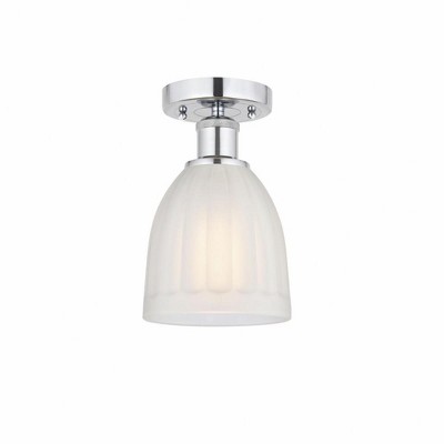 Brookfield - 1 Light Semi-Flush Mount In Industrial Style-9.75 Inches Tall and 5.75 Inches Wide