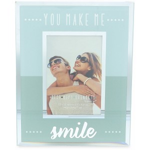 Pavilion Gift Company - Smile - 4.75" X 6" Frame (Holds 2.5" X 3.5" Photo) - Single Image Frames - 1 of 4