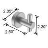 OUTSUPPLY 4-Pack Matte Black Wall Hooks for Bathroom, Bedroom, Entryway with Screws, Space Saving Design - 2 of 4