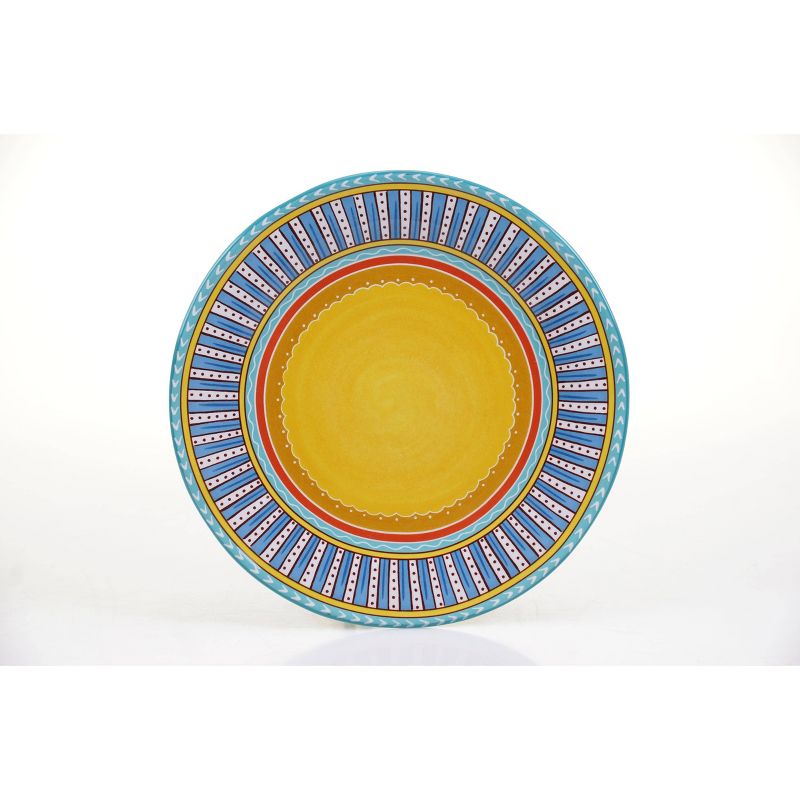 Certified International Valencia Glazed Ceramic Dinner Plates (11.25") - Set of 4, 4 of 7