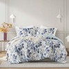 3Pcs Mini Comforter set Reversible Floral Botanical Seersucker Comforter Set - image 2 of 4