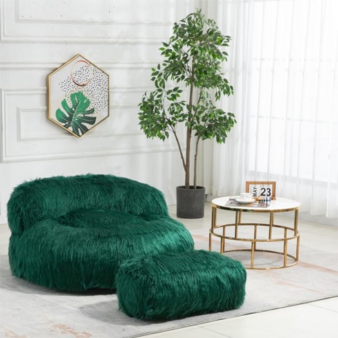 Lazy Sofa Bean Bag Faux Fur Bean Bag Bean Sofa