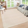Machine Washable Area Rug With Non-Slip Backing Stain Resistant Easy Cleaning Indoor Carpet For Living Room Bed Dining Room Playroom Office - 4 of 4