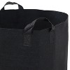 Sunnydaze Garden Grow Bag with Handles Non-Woven Polypropylene Fabric, Black - image 4 of 4