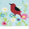 Jellybean Red Bird & Daisies Doormat– 20"x30" Indoor/Outdoor Mat, Machine Washable & Durable for Home or Patio - 2 of 3