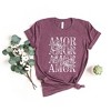 Simply Sage Market Women's Amor Floral Grunge Short Sleeve Graphic Tee - 2 of 4
