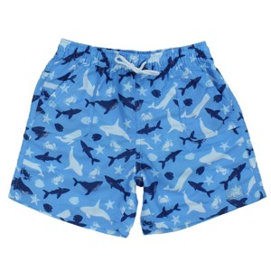 Heat Swimwear Boys Printed Tie Front Swim Trunk Shorts - 1 of 1
