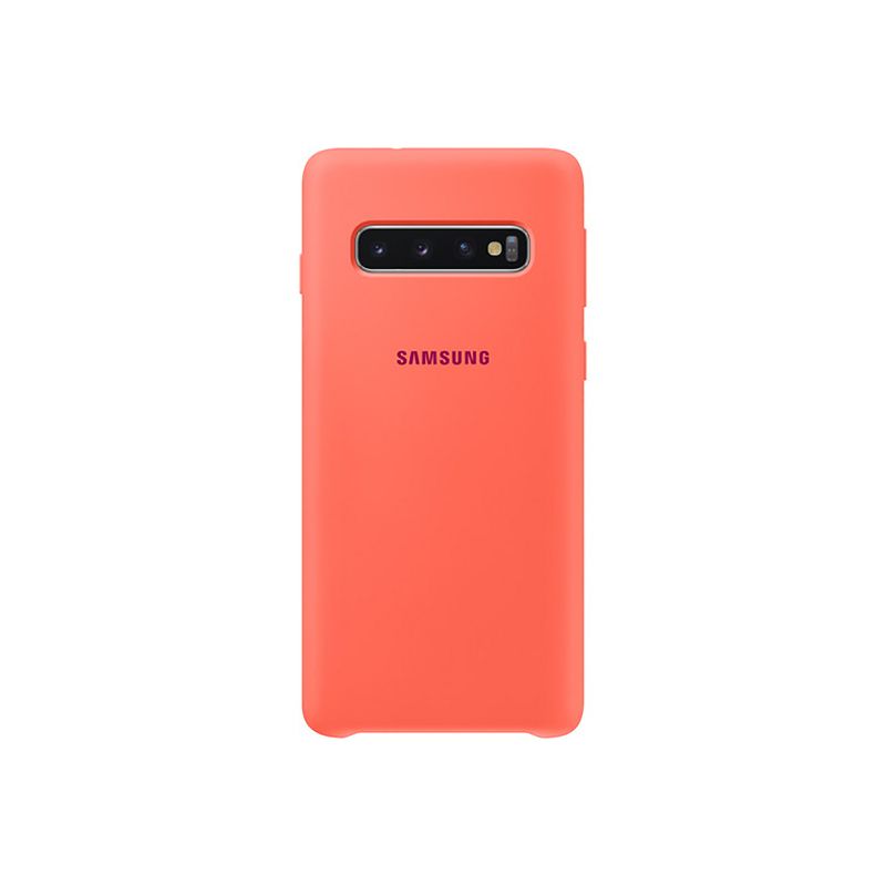 Original Samsung Silicone Cover for Samsung Galaxy S10 - Pink, 1 of 4