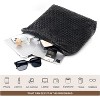 Large Woven Tote Bag for Women Weave Purse Woven Leather Handbag - 3 of 4
