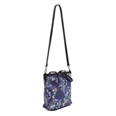 Vera Bradley Women's Coated Canvas Small Every Day Tote Bag Garden Masquerade Vines Shadow Blue — фото 2