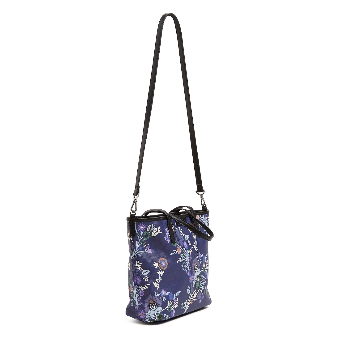 Женская сумка Vera Bradley Coated Canvas Small Every Day Garden Masquerade Vines Shadow Blue, цвет: Синий — фото 2