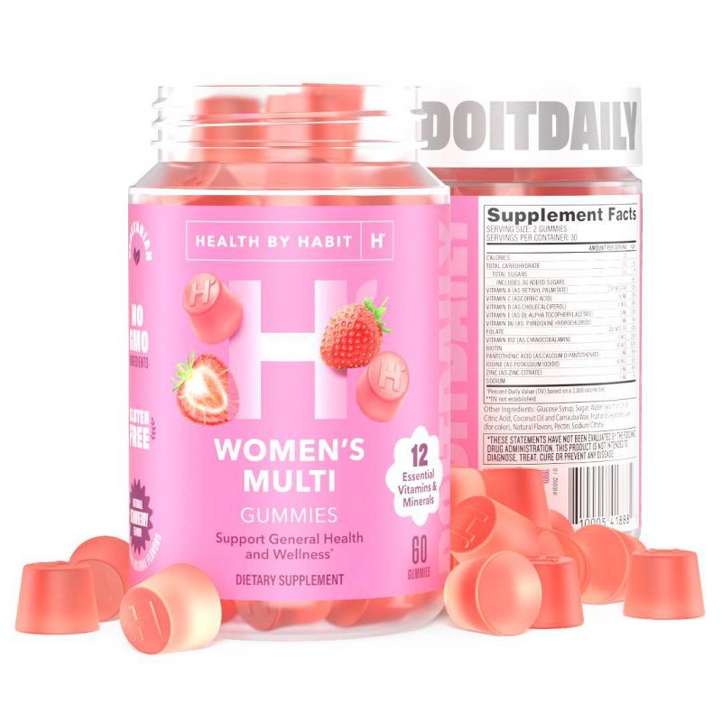 Health By Habit Women&#39;s Multi Vitamin Gummies - 60ct, 3 of 8