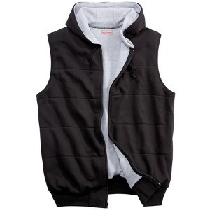 Boulder Creek by KingSize Men's Big & Tall Tall Thermal-Lined Fleece Vest - 1 of 4