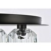 Elegant Lighting Graham 5 - Light Flush Mount in  Black - 2 of 4