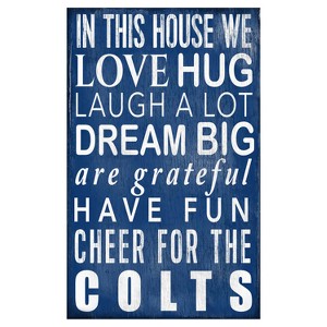 NFL Fan Creations In This House Sign - 1 of 1