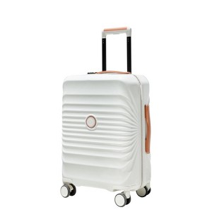 SEVOBAL Luggage 24 Inch Lightweight Suitcase with TSA Lock USB Port and Spinner Wheels for Travel, Beige, 18"*11"*26" - 1 of 4