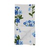 Saro Lifestyle Floral Design Table Napkins (Set of 4), 20", Blue - 2 of 4