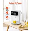 VEVOR Instant Hot Water Dispenser, Countertop Heater with 7 Temps & 7 Volumes, 118oz Removable Tank, Fast Heating, Touchscreen & Child Lock for Home - 2 of 4