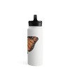 Avenie Monarch Butterfly Orange Water Bottle - Society6 - 3 of 4