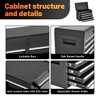 HANPURE 5-Drawer Rolling Tool Chest with Detachable Top Box, Lockable Wheels, Adjustable Shelf for Garage Workshop - 4 of 4