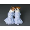 Parisian Pet 'Gingham Countryside Lace Dress' Dog & Cat Shirt – Stylish Blue Plaid Dress – Blue - 3 of 4