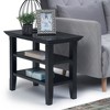 NicBex Occasional Table Classic Lattice Ends & Bottom Shelf, Affordable Side Table for Living Room - 4 of 4