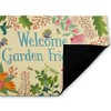 Stupell Industries Welcome Garden Friends Printed Outdoor Door Mat, design by Darlene Seale, 18"x30" - 2 of 4