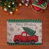 Unique Bargains Christmas Place Mats Linen Multicolor 13"x17.7" 2Pcs - 2 of 4