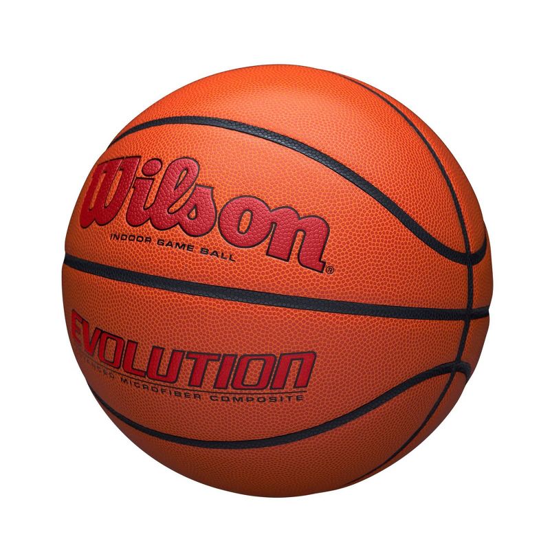 Wilson 28.5&#39;&#39; Evolution Game Basketball - Scarlet, 4 of 10
