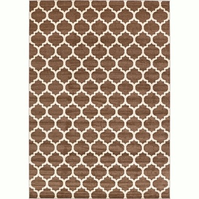 Unique Loom Trellis Philadelphia Geometric Indoor Woven Area Rug